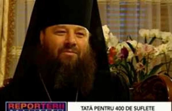 Preotul Mihail Jar, devenit episcopul Longhin de Bănceni FOTO Captură Realitatea TV