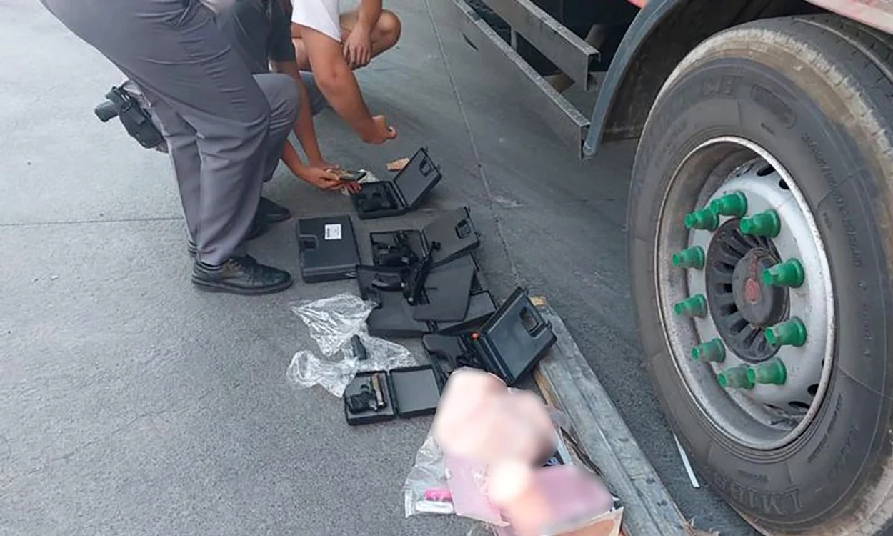 Descoperire la Isaccea FOTO Poliția de Frontieră 