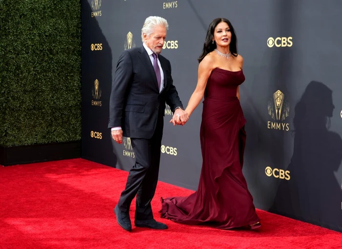 Soţii Michael Douglas şi Catherine Zeta Jones. Foto: Profimedia