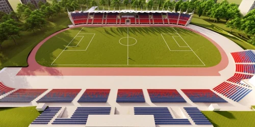 macheta stadion eugen popescu