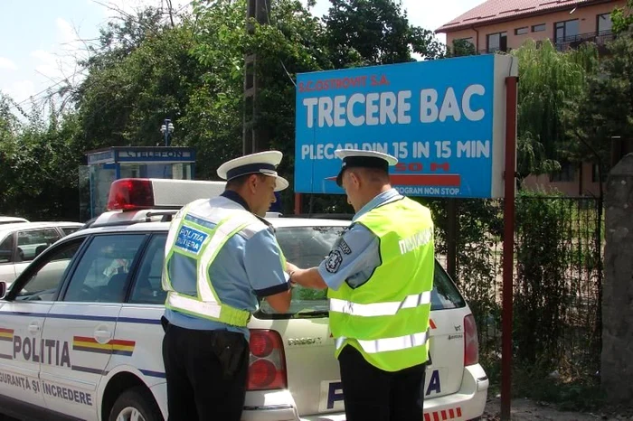 Punctul de trecere cu bac-ul spre Bulgaria Foto:Adevărul