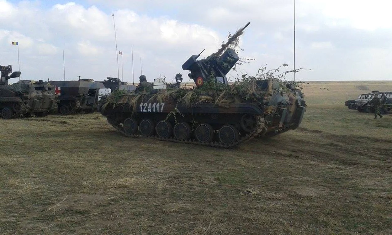 Exerciţiul militar are loc în Poligonul Smârdan până pe 6 noiembrie. foto: Diana Deleanu
