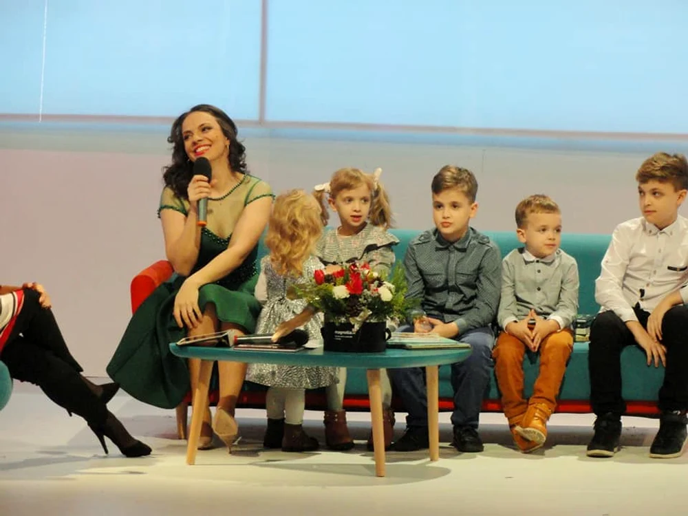 Raluca Blejuşcă este mama a cinci copii