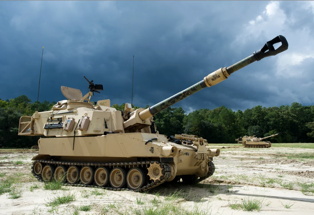 Obuzier american M109A6 Paladins FOTO US Army/ Staff Sgt. Richard Wrigley 2nd ABCT, 3rd ID