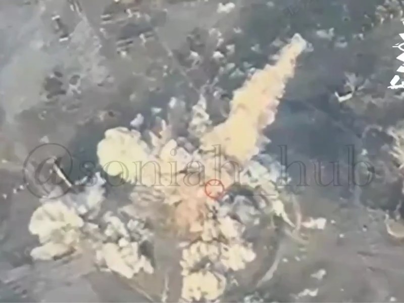 Momentul în care forțele ucrainene bombardează un buncăr în care se adăposteau „ofițeri ruși de rang înalt”
