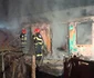 Casa a fost mistuită de flăcări. FOTO: ISU Vaslui