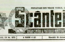 Ziarul „Scânteia” din 28 octombrie 1950 (© „Fototeca online a comunismului românesc”, cota: 178/1950)