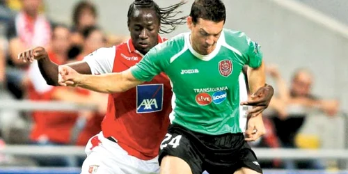 Rada (dreapta) e la a doua campanie în Ligă cu CFR