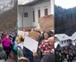 Scandal la Biserica pentru femei de lângă Mănăstirea Frăsinei Vâlcea Foto Colaj jpg