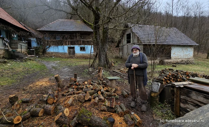 Traian Dobrei din Bărăștii Iliei. Foto: Daniel Guță. ADEVĂRUL