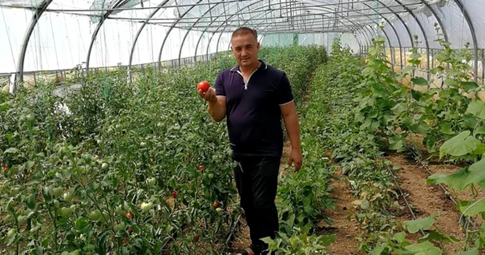 Viorel Piperea a investiti zeci de mii de euro în legume eco FOTO Arhivă personală Viorel Piperea