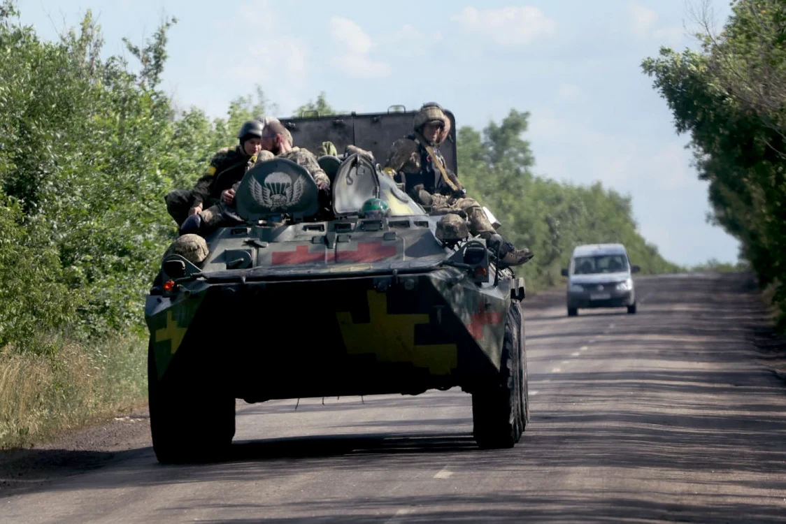 Trupe ruse în Lisiceansk FOTO GettyImages