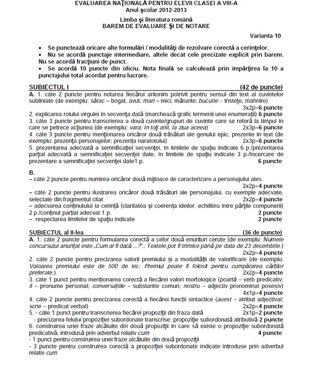 Prima pagină de subiecte