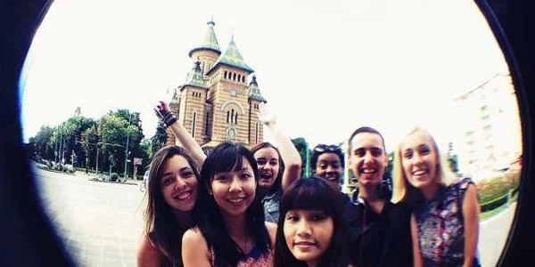 studenti straini selfie