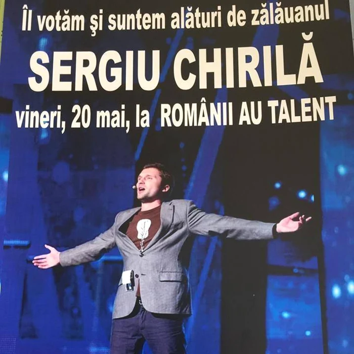 În preselecţii, Sergiu Chirilă a interpretat melodia "Caruso" FOTO Facebook