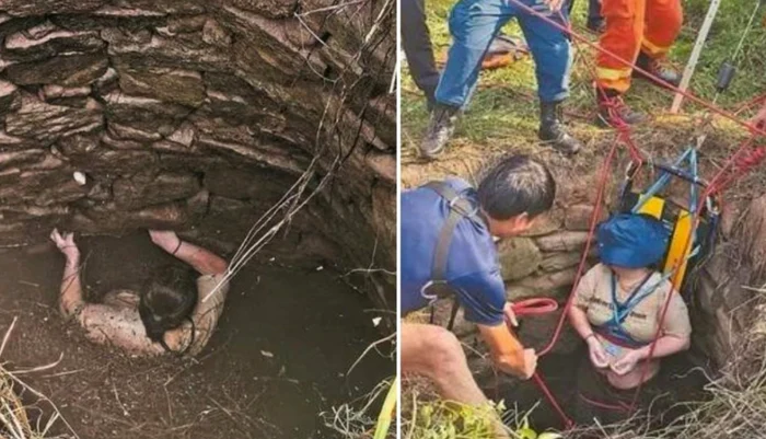 O femeie din China, salvată ca prin miracol FOTO X