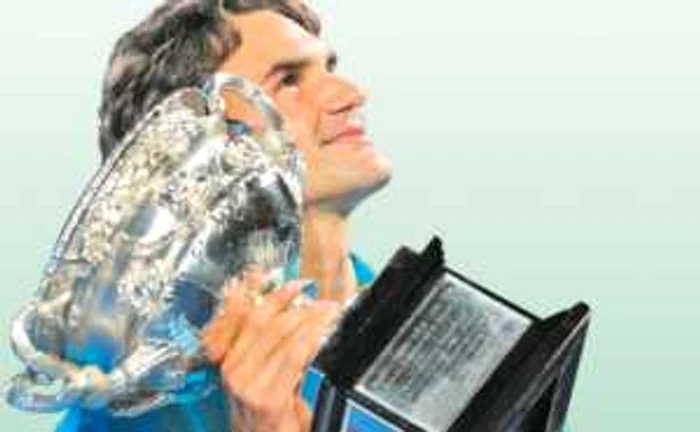 Roger Federer a ridicat deasupra capului al 16-lea trofeu major  al carierei