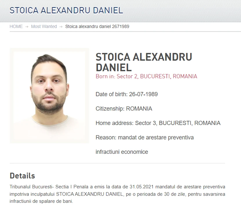 Românul capturat în Milano a fost adus în țară Foto Poliția Română 