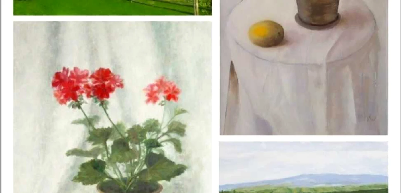 Una dintre lucrările expoziţiei