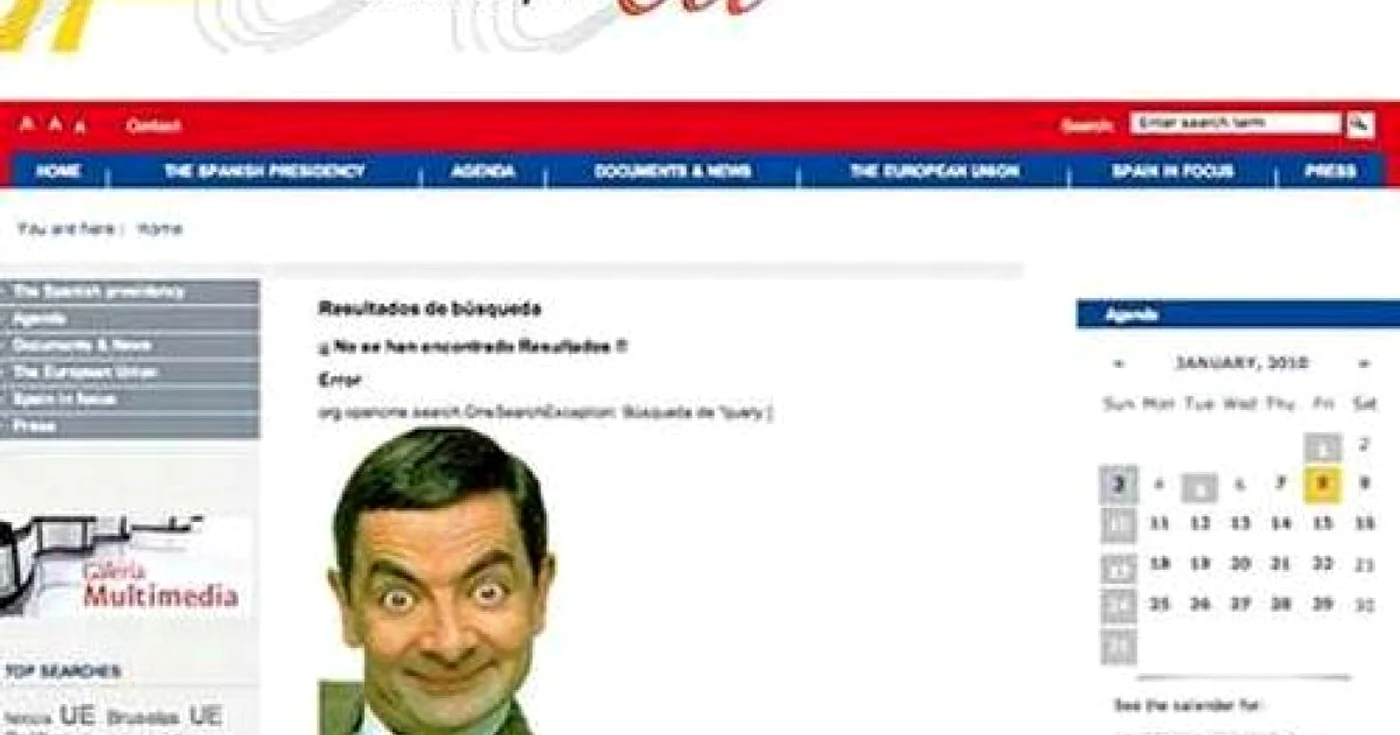 Mr Bean le-a luat faţa europarlamentarilor spanioli
