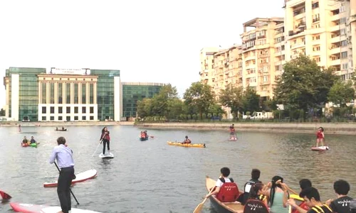Marţea trecută, Dâmboviţa a fost luată cu asalt de iubitorii sporturilor nautice (foto: Rowmania) jpeg