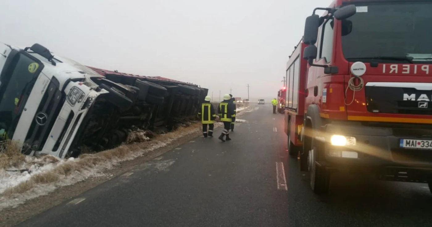 accident tir tr foto isu teleorman