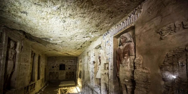 Un mormânt de peste 4.400 de ani a fost descoperit în Egipt FOTO AFP