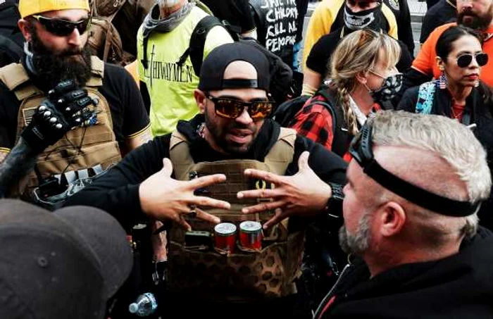 Liderul Proud Boys Enrique Tarrio la un marş din Washington 12 decembrie 2020 FOTO EPA-EFE