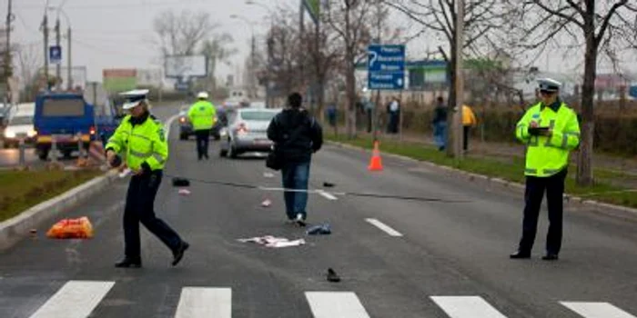 Accidentul s-a produs luni dimineaţă FOTO Adevărul