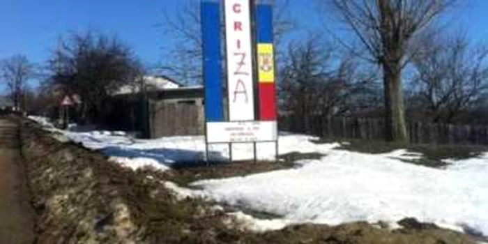 "Bine ați venit în Criza" este urarea cu care sunt întâmpinați șoferii