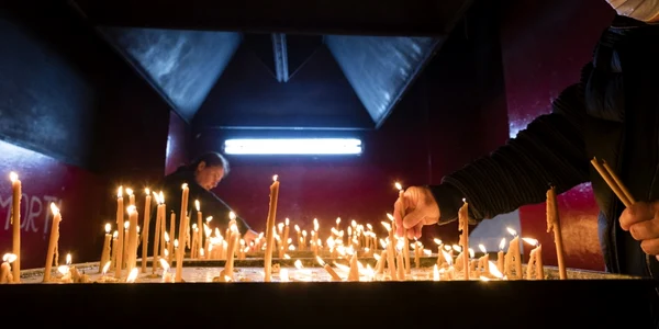 Slujba de Paste Inviere la Catedrala Mitropolitana din Timisoara 24 aprilie 2022 FOTO Inquam Photos / Cornel Putan 