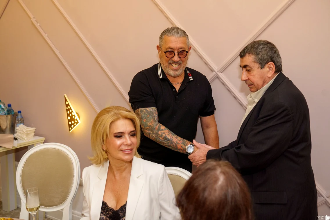 Serghei Mizil alături de soția sa, Cora