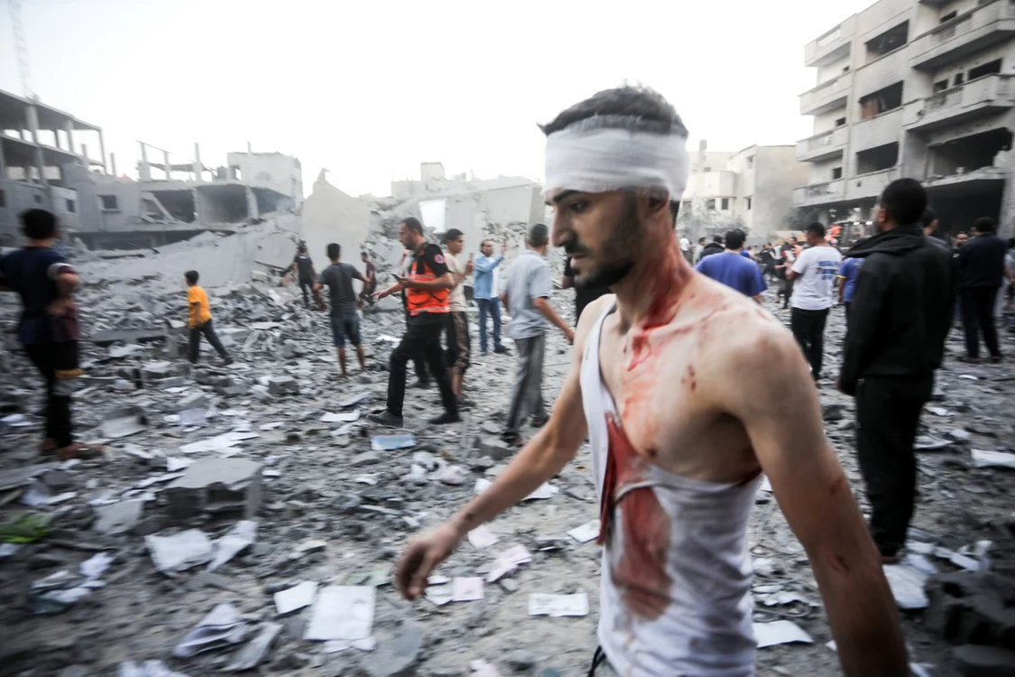 Gaza este bombardată fără încetare de armata israeliană FOTO Profimedia