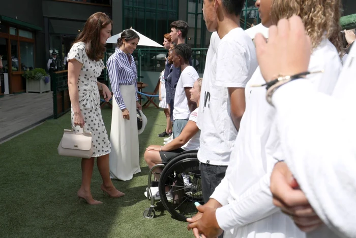 meghan markle si kate middleton la wimbledon 2018 foto getty images