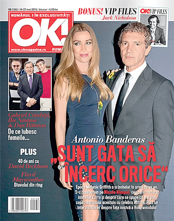 Citiţi continuarea interviului în cel mai recent număr al revistei OK!, care apare azi pe piaţă