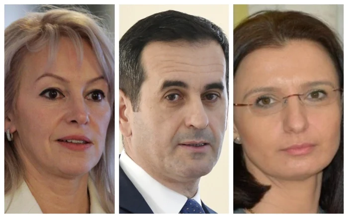 Gabriella Ferencz (Interne), Dragoş Bănescu (Muncă) şi Ioana Burlă sunt trei dintre secretarii generali din ministere cu lipici şi la CA-uri. FOTO Colaj Adevărul / Inquam Photos-Mediafax-LinkedIn