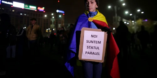 Protest la Piaţa Victoriei din Bucureşti pe 19 noiembrie 2017 FOTO Inquam Photos / Octav Ganea