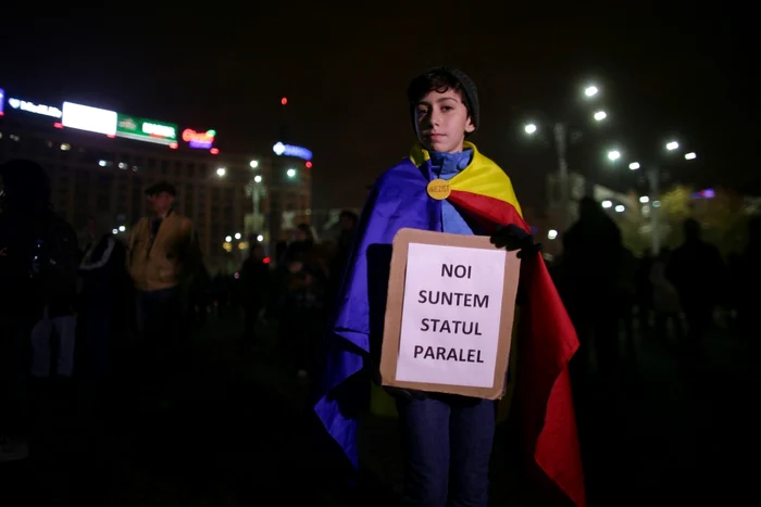 Protest la Piaţa Victoriei din Bucureşti pe 19 noiembrie 2017 FOTO Inquam Photos / Octav Ganea