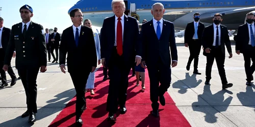 donald trump, benjamin netanyahu, Itzhak Herzog jpg