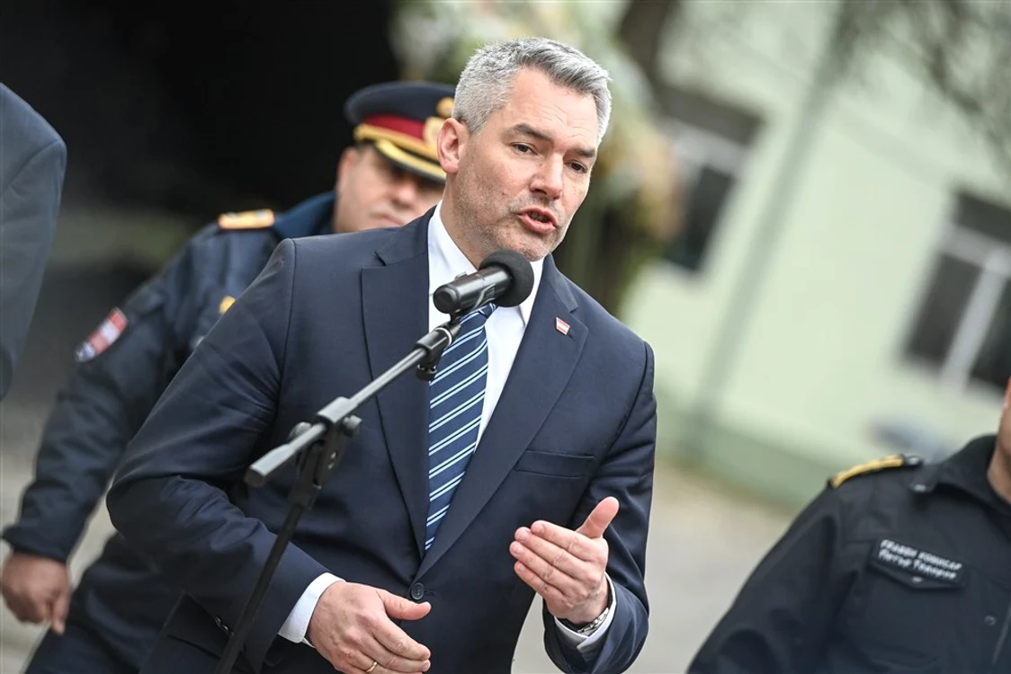 Karl Nehammer în vizită în Bulgaria FOTO EPA-EFE