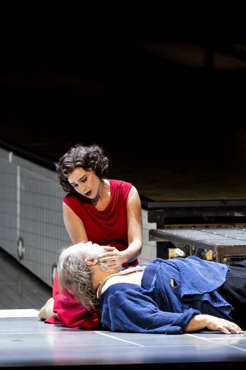 Asmik Grigorian și Wolfgang Koch. Foto © Geoffroy Schied