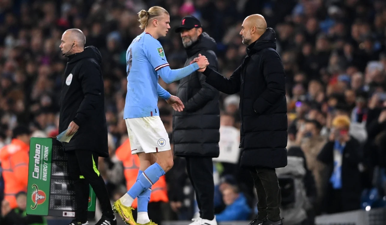 Erling Haaland și Pep Guardiola au făcut, până acum, o echipă excelentă (FOTO: Getty Images)