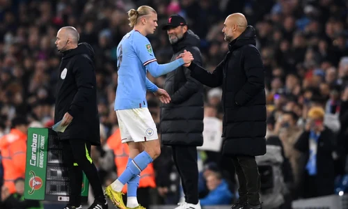Erling Haaland si Pep Guardiola, Getty Images (site) jpg