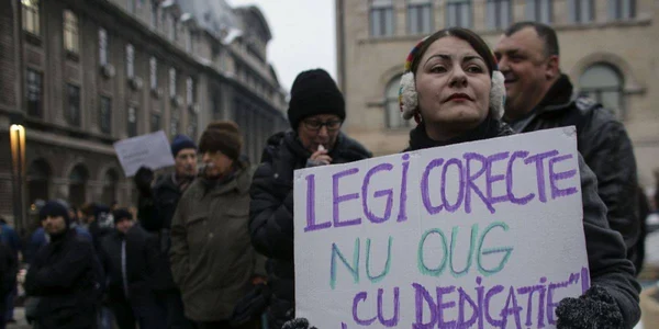 Protest ordonante FOTO Inquam Photos / Octav Ganea