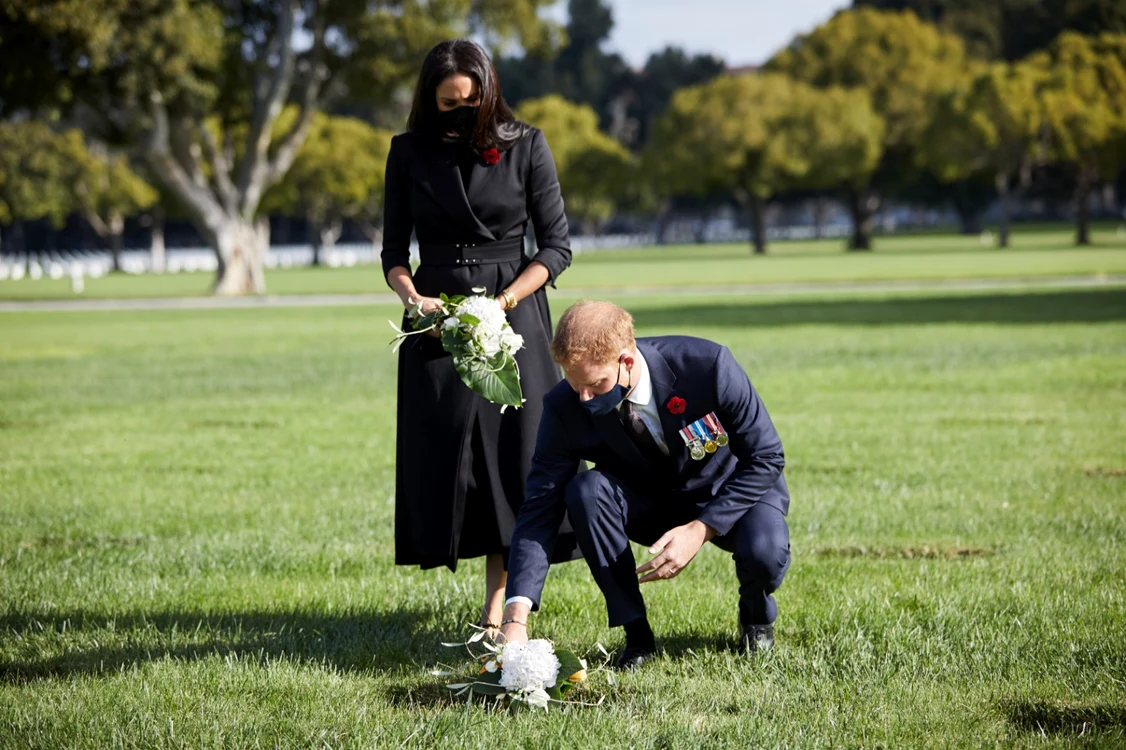 Meghan Markle și prințul Harry în una din cele mai recente poze în care au apărut în publicFoto: Getty Images