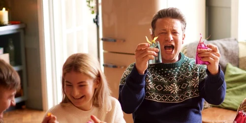 Jamie Oliver cu familia  jpg