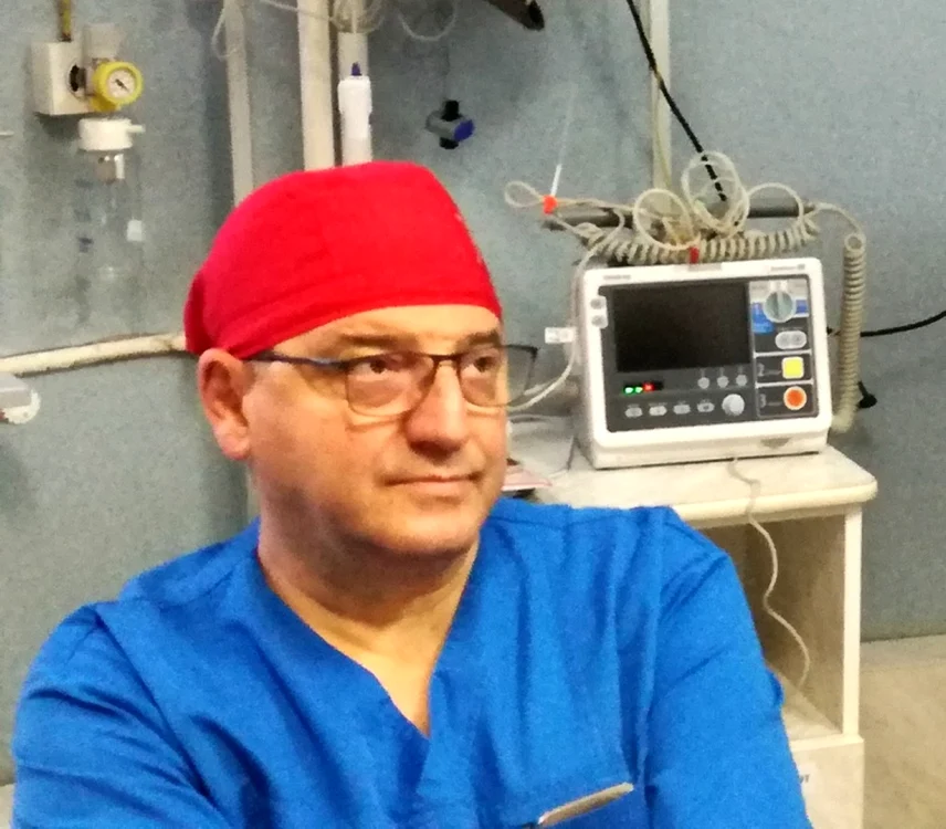 MIhai Sava, şeful secţiei ATI a Spitalului Judeţean Sibiu. FOTO: Turnul Sfatului