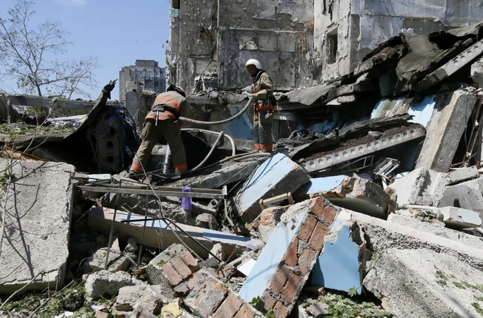 Dezastru în urma unpr bombardamente FOTO GettyImages