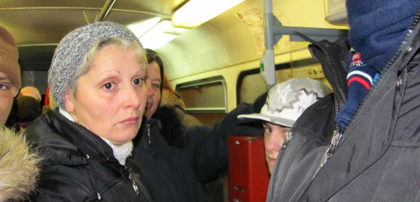 Aglomerație în tramvaie