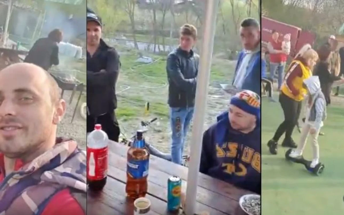 
    Aroganță: s-au filmat în timp ce încingeau grătarul și ascultau muzică  